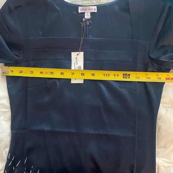 Allegra Hicks Blue Silk Dress - Picture 10 of 11